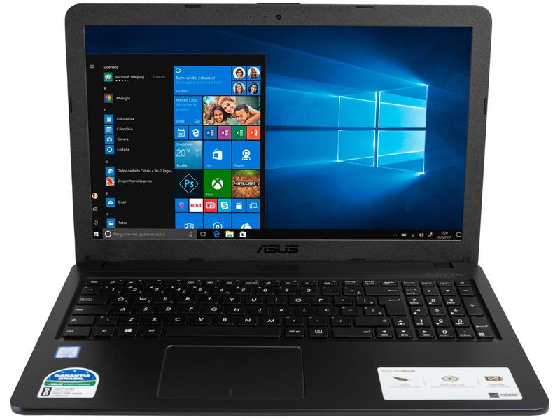Notebook Asus VivoBook Intel Core i5 8GB 256GB SSD - 15,6” Windows